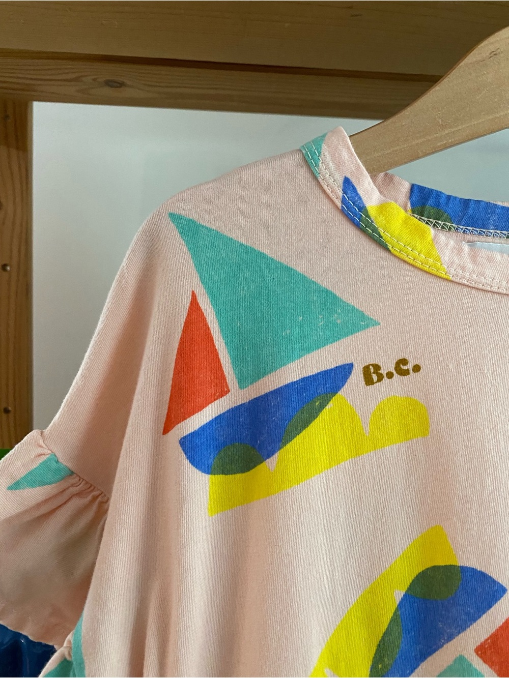 Bobo Choses Multicolor Sailboat Ruffle Dress 4t - Picture 10 of 15